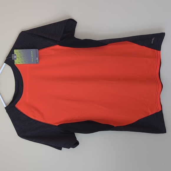 NWT (2) Lot Bundle Boys Short Sleeve T-Shirts Boys XL 18-20 Orange Black - Picture 2 of 16